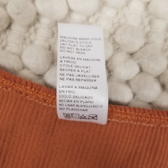 NWT Good American "Always Fits Good Basic Cheeky" Bikini Bottoms Cinnamon Sz 5/6 - Picture 6 of 6